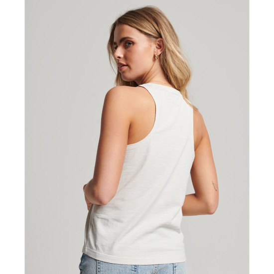 Superdry Γυναικεία αμάνικη μπλούζα Vintage Logo Narrative Vest Top